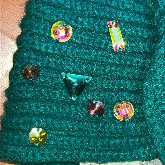 NWT Anthropologie Perrie Knit Turban Beanie Anthropologie Pom Pom Beanie Hat Winter Ribbed Wool Chunky  main image 3